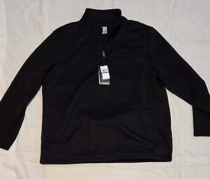Callaway Men's Opti-Dri Quilted 1/4-Zip Pullover Black Size XL